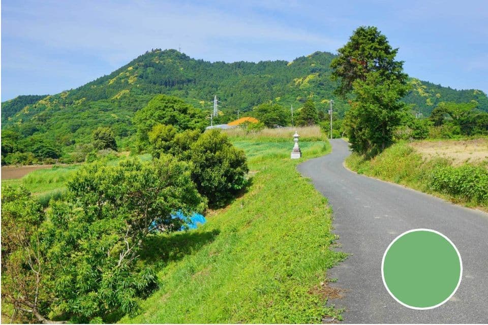 南房総の富山に向かう道